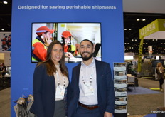 Nikki Patrick and Reza Dadkhah with Tive.